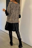 Oscar Rue Dress Micro Leopard /29 =
